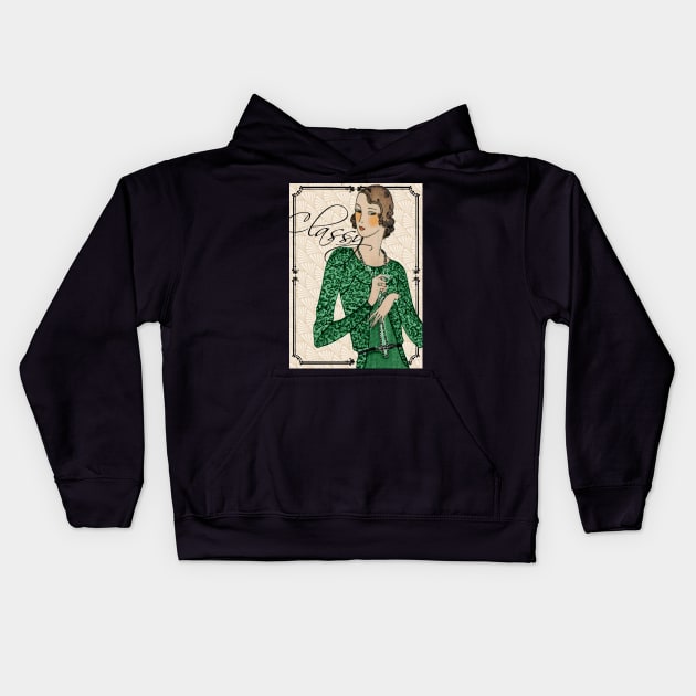 The 30s....Classy Kids Hoodie by HeritageScrap